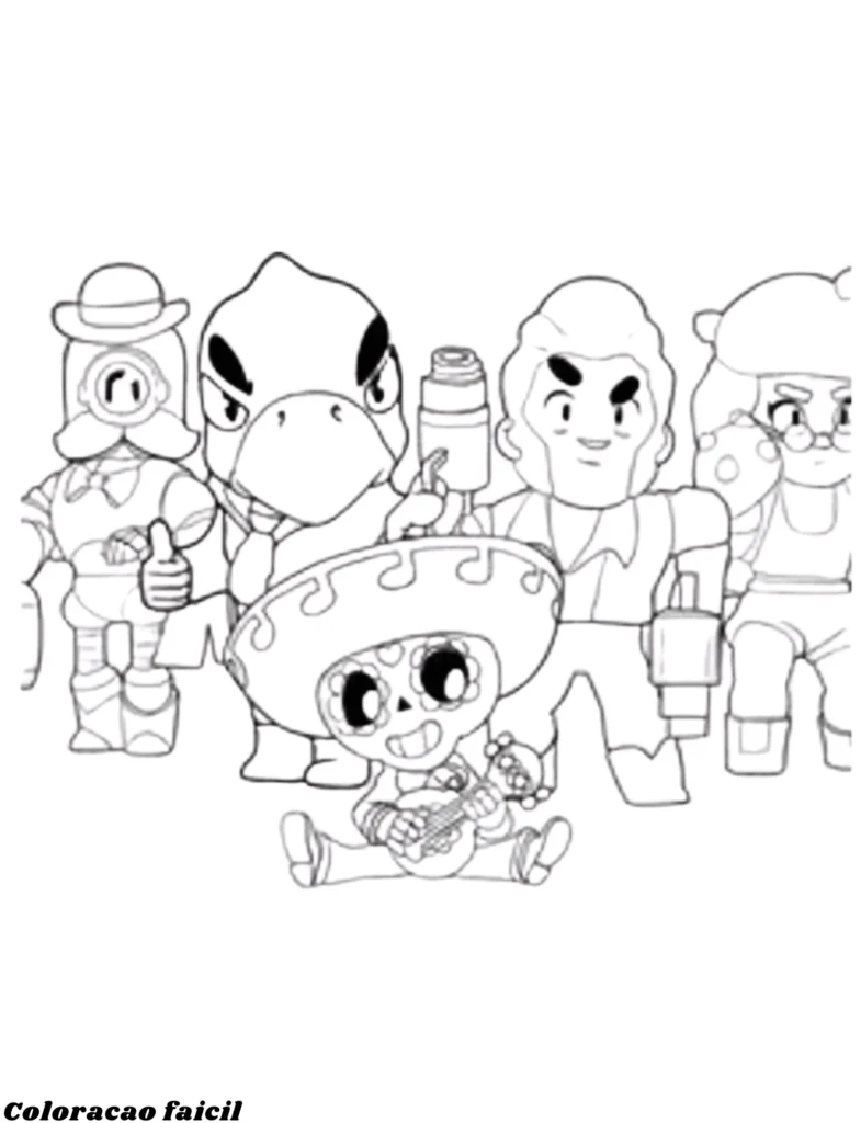 desenhos do brawl star