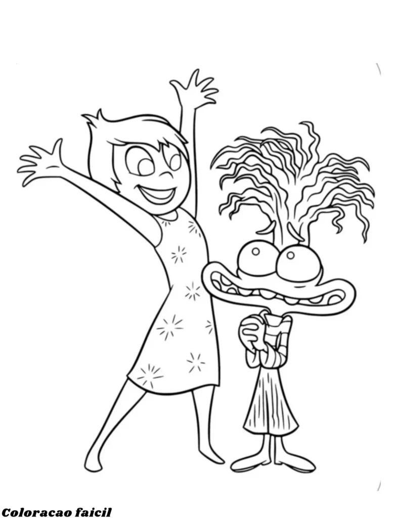 divertidamente desenho para colorir