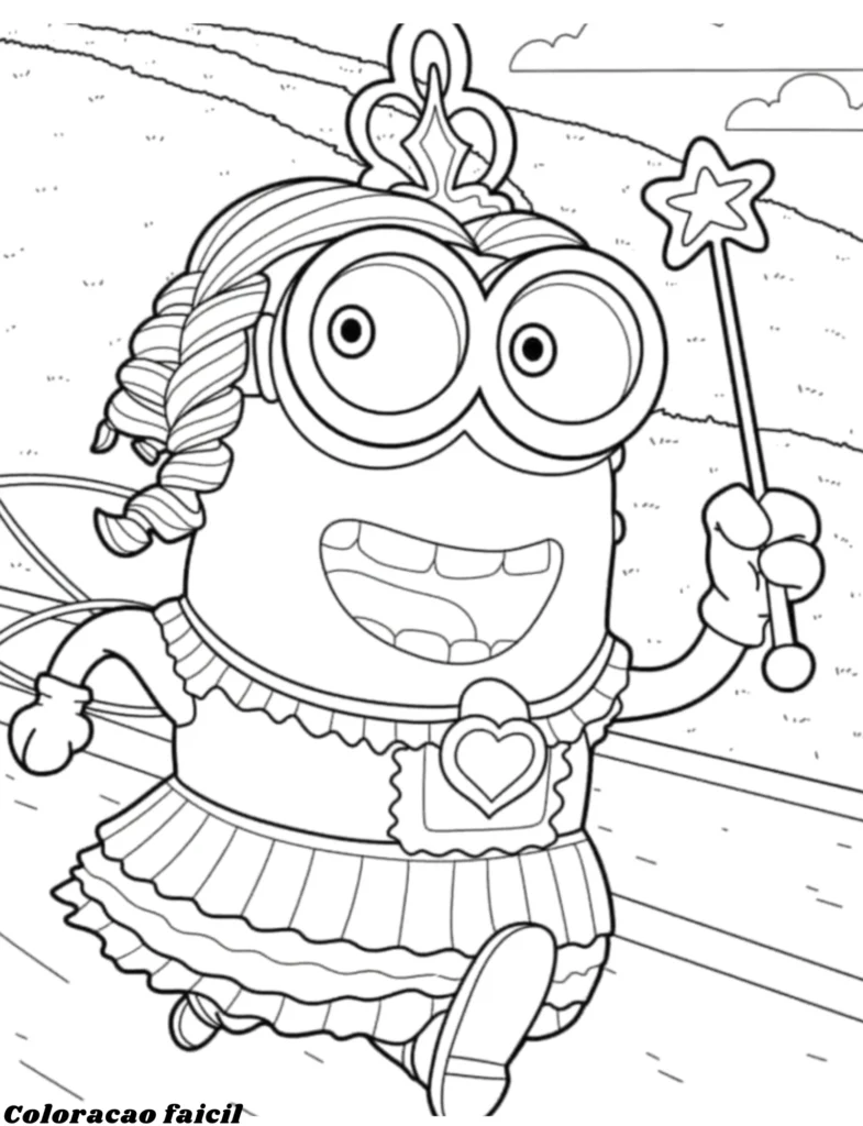 desenhos para colorir dos minions