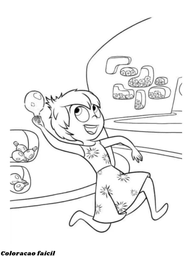 personagem divertidamente para colorir