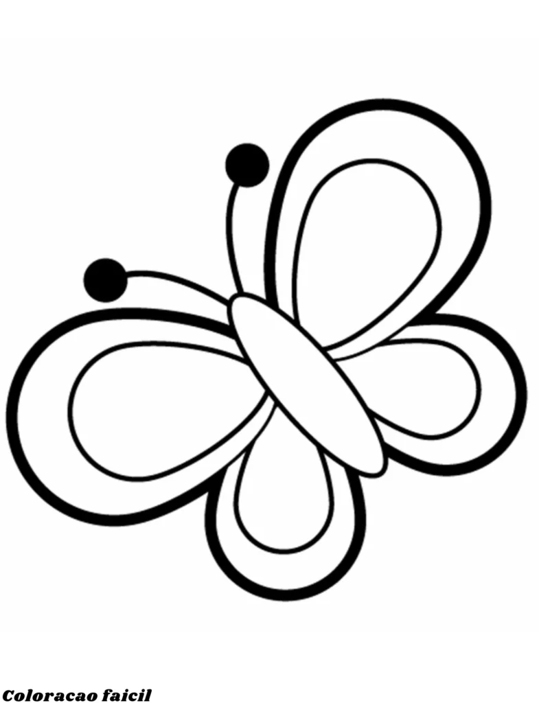 desenho de borboleta para colorir