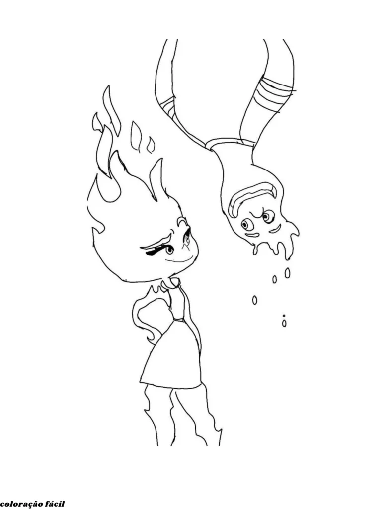 desenho para colorir divertida mente 2 alegria