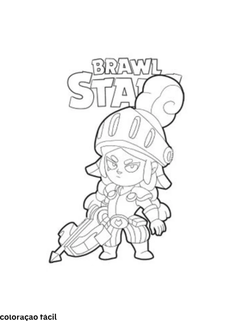 desenhos brawl stars para colorir