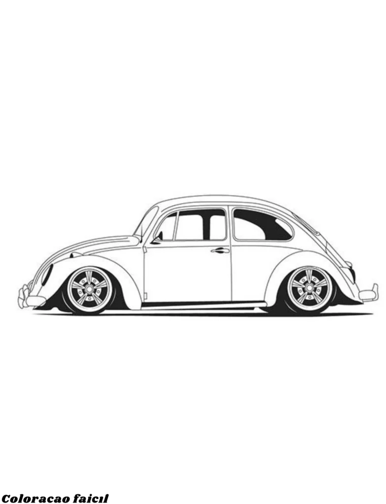 desenho do fusca