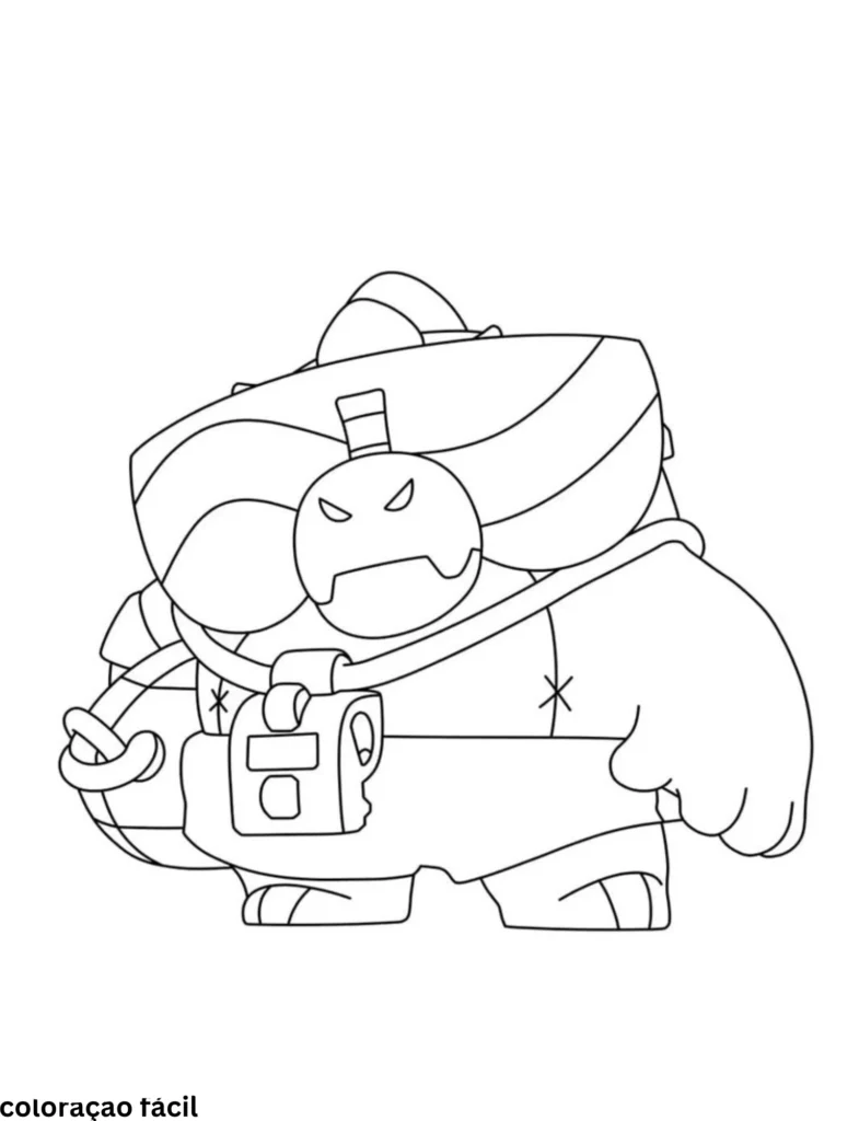 desenhos brawl stars para colorir