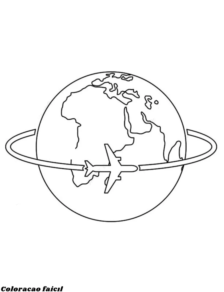 desenhos dos planetas do sistema solar para colorir