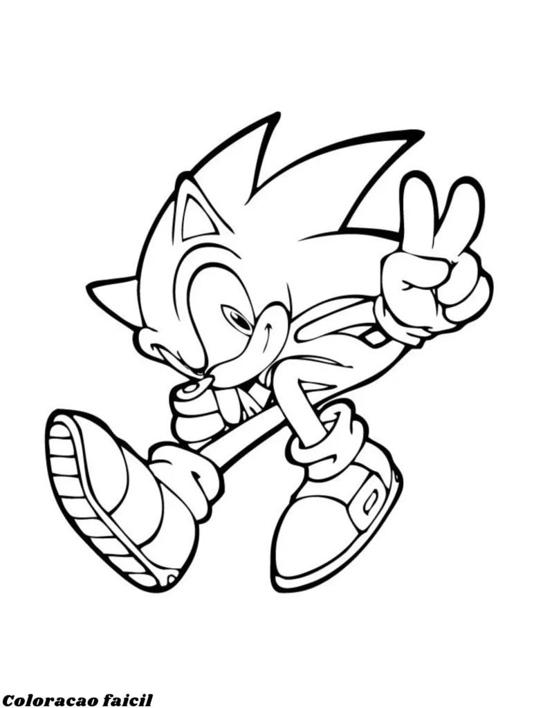 sonic para pintar e imprimir