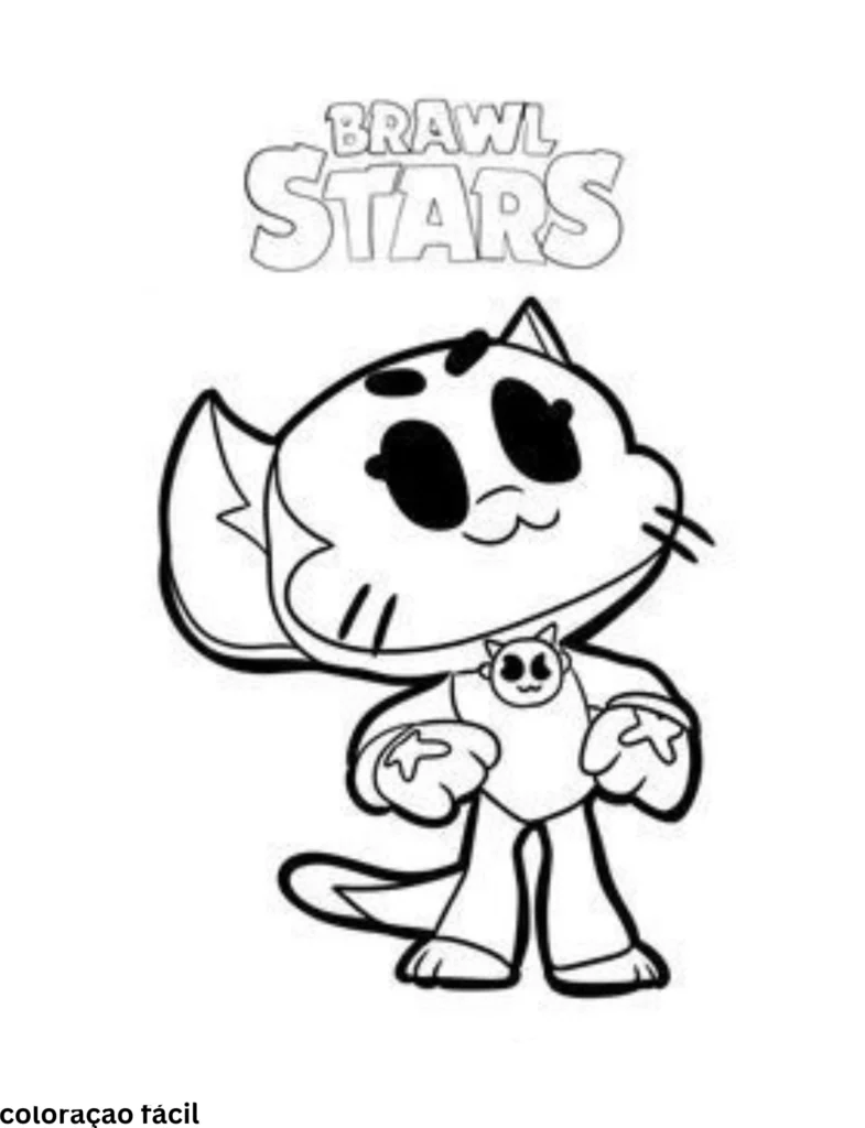 brawl star para colorir