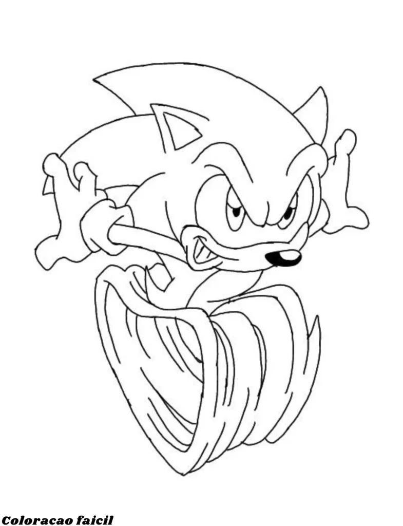 desenhos para colorir sonic e tails