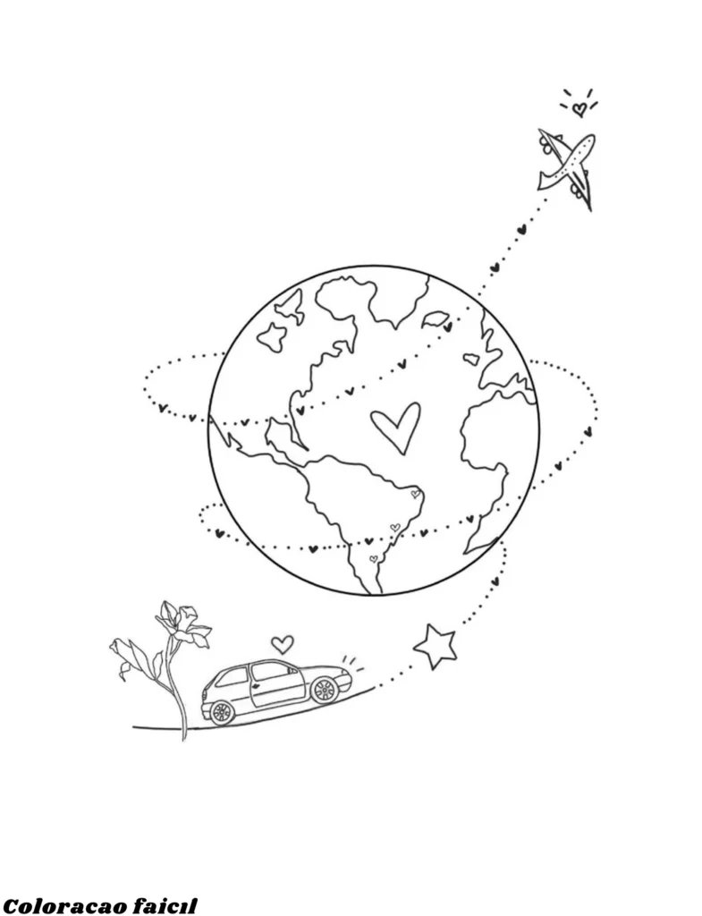 desenho de planetas para desenhar