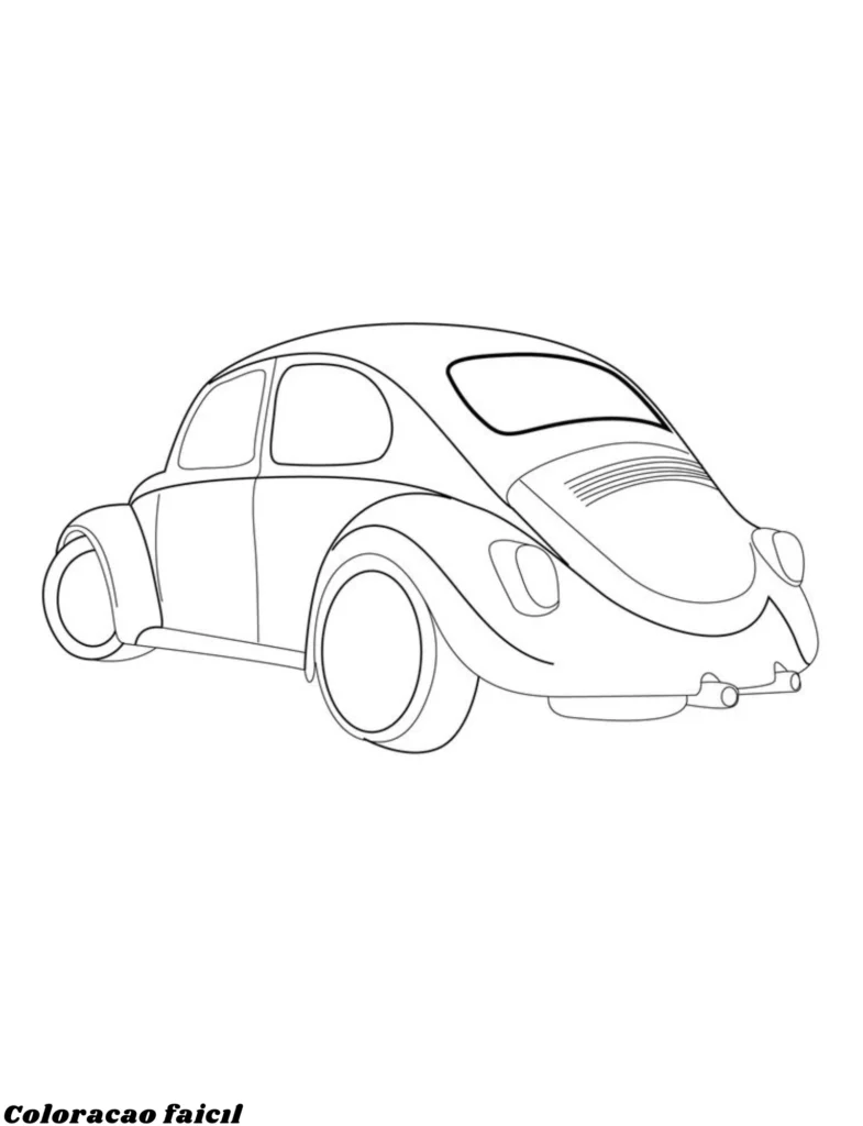 desenho fusca