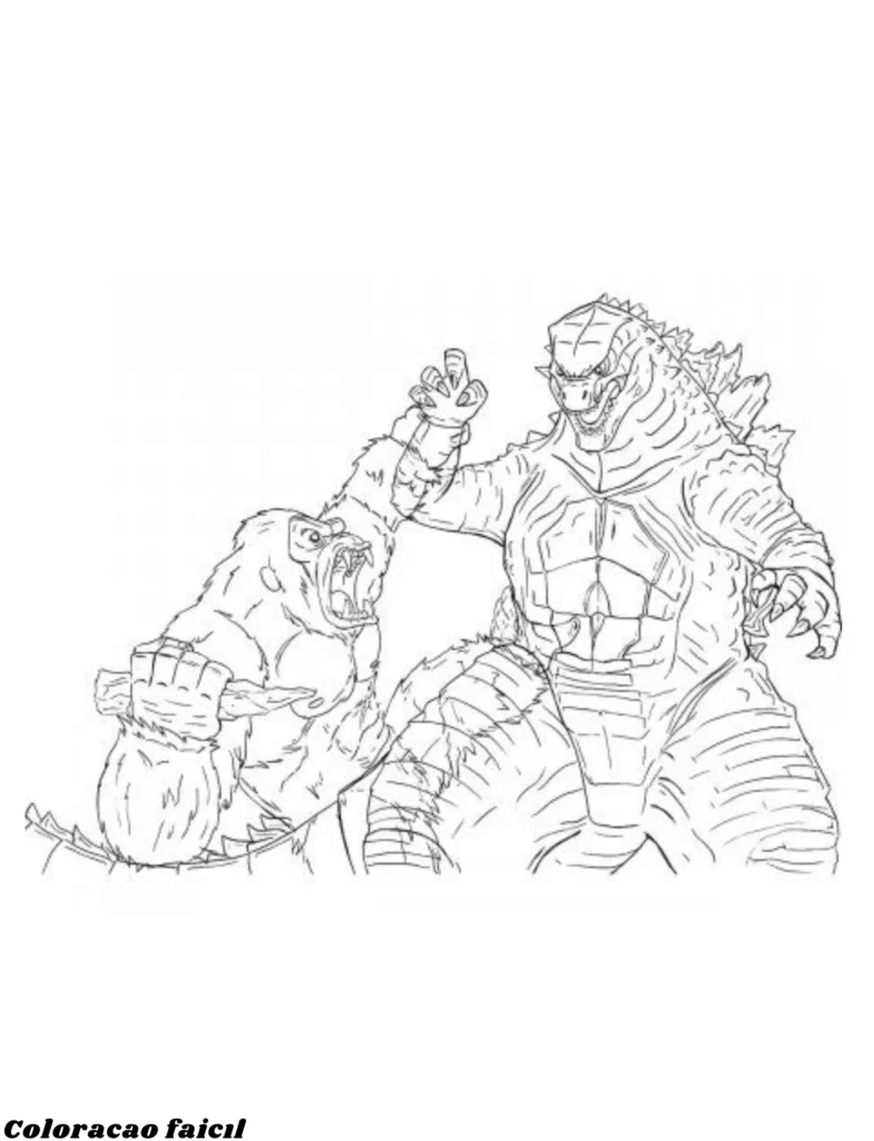 godzilla pintar