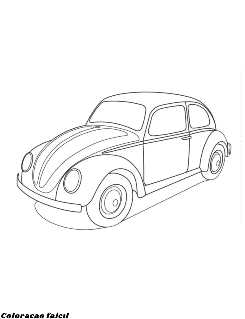 molde de fusca para imprimir