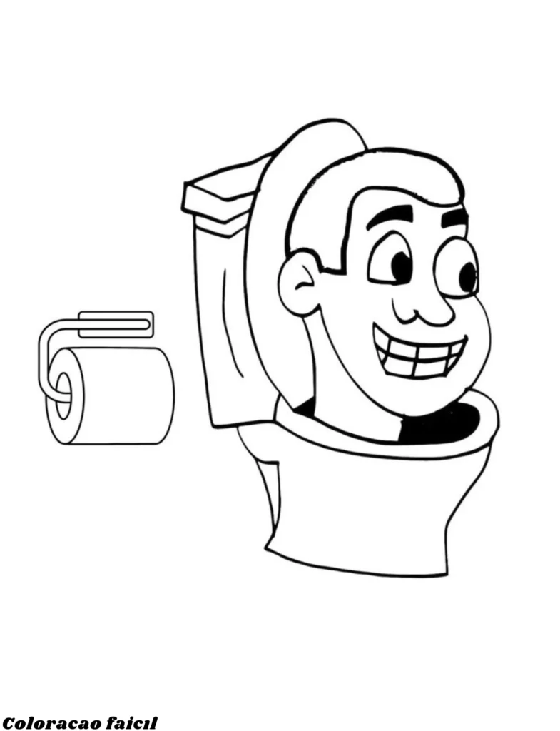 desenho de skibidi toilet