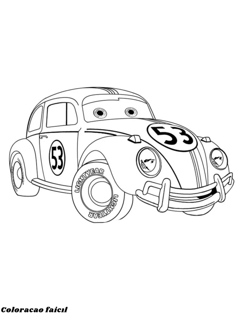 fusca colorir