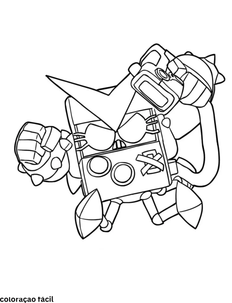 desenho para colorir brawl stars
