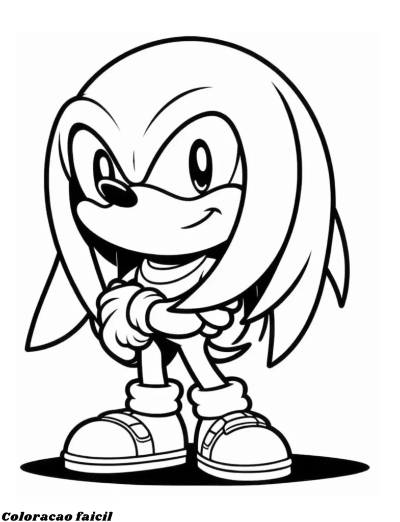 imagens sonic para colorir
