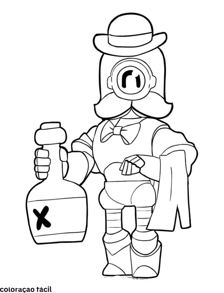 desenhos para colorir brawl stars