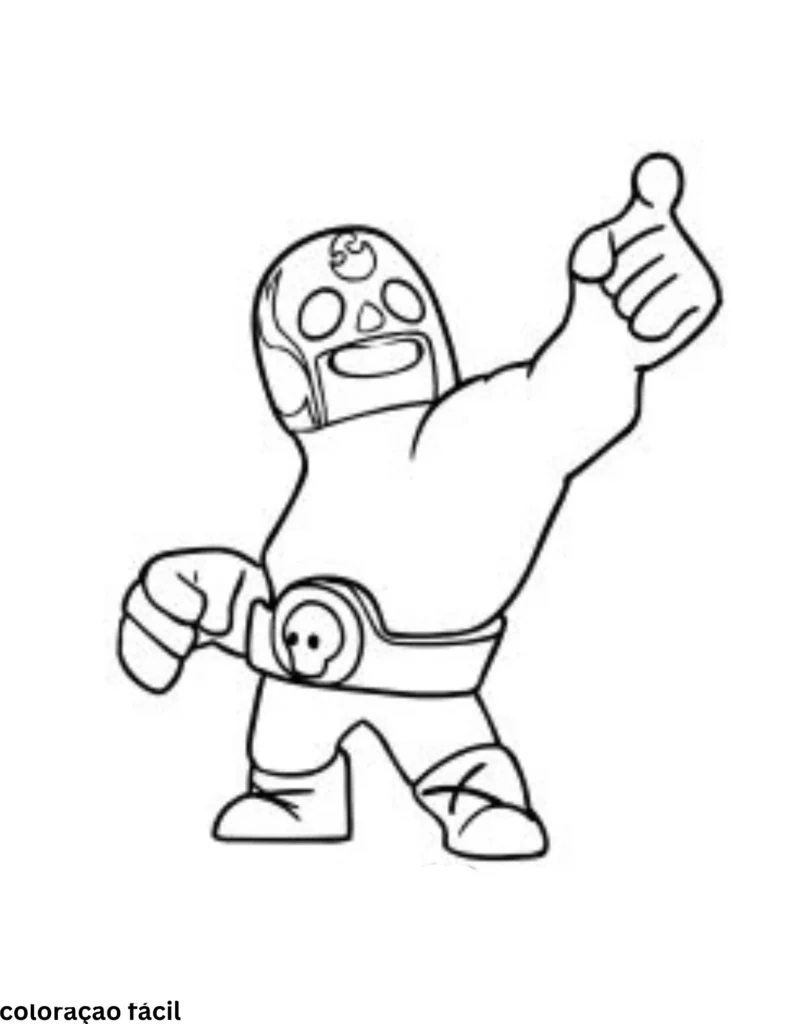 spike brawl stars para colorir