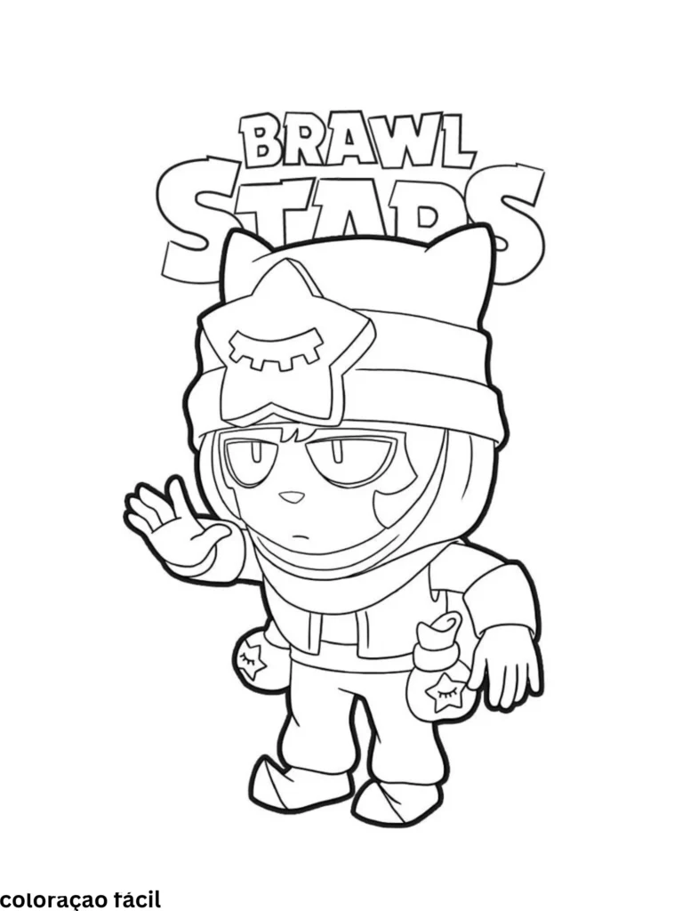 brawl star para colorir