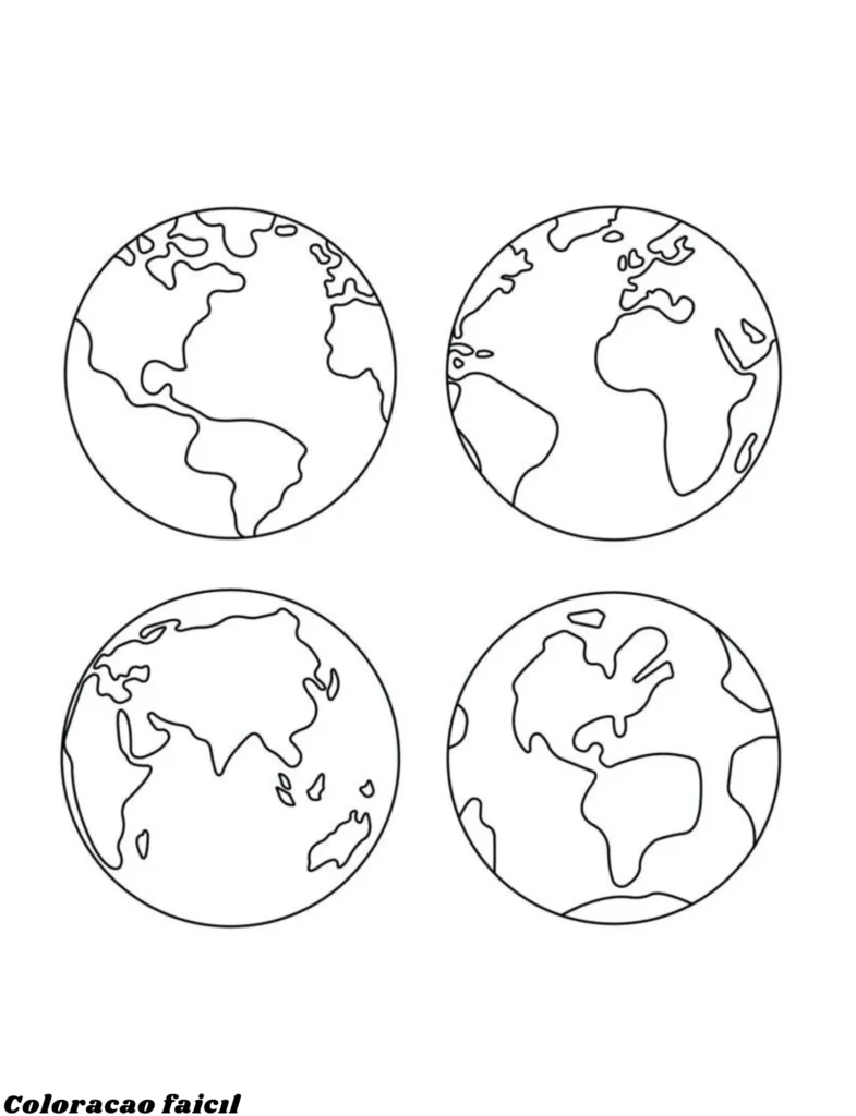 planeta para imprimir