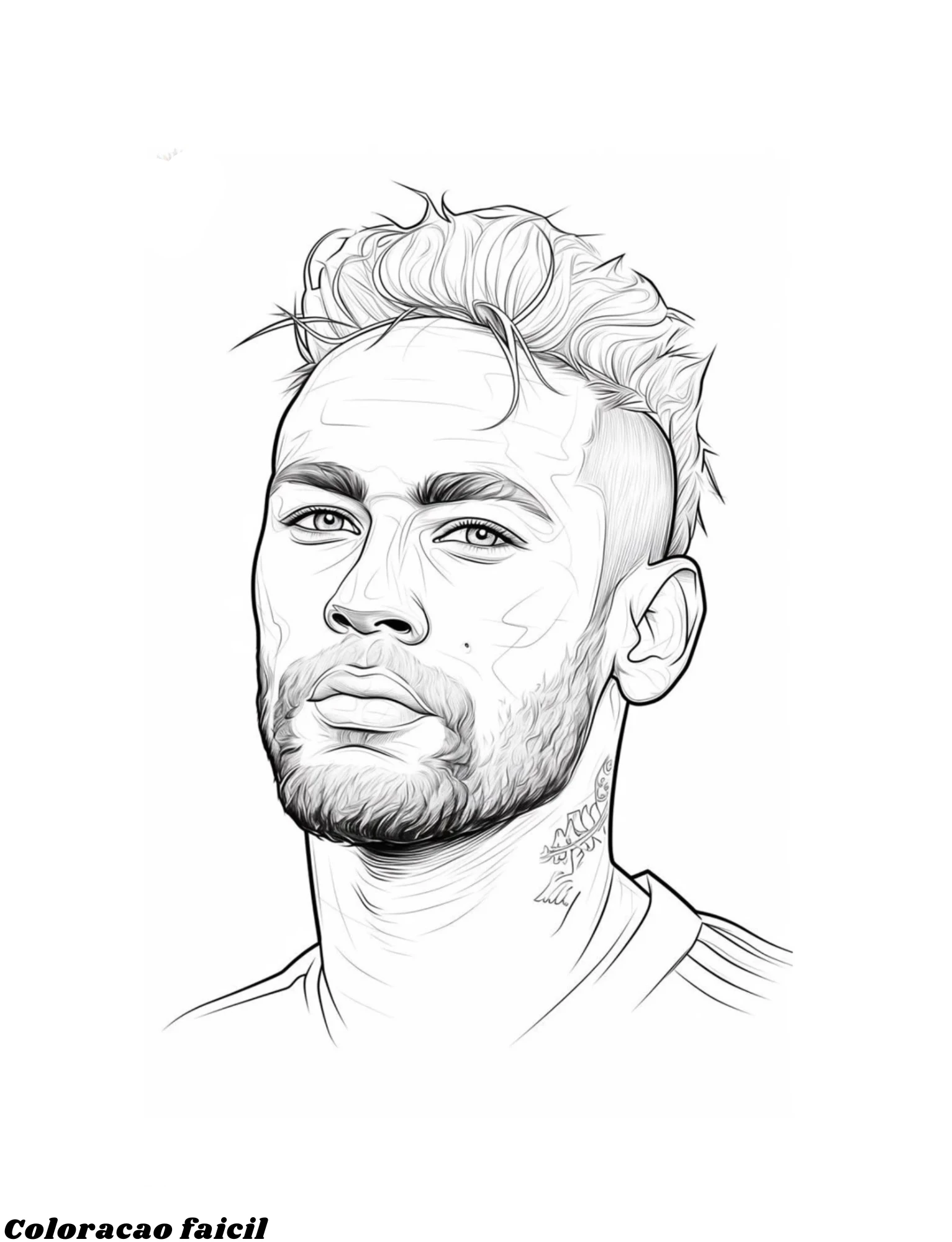 fotos de desenhos do neymar