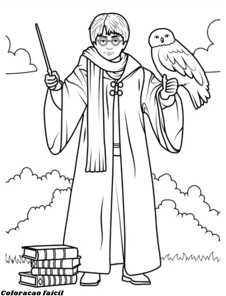 desenhos do harry potter para colorir e imprimir