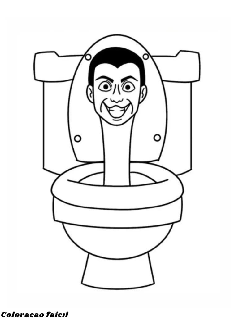 desenho do skibidi toilet