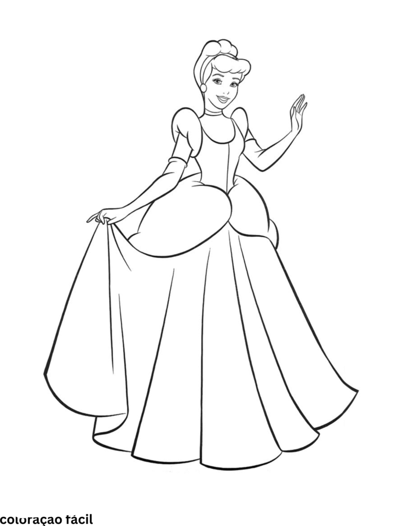 desenho para colorir barbie bailarina