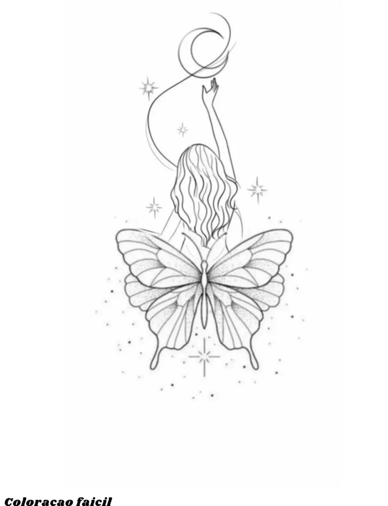 desenhos de borboleta para imprimir
