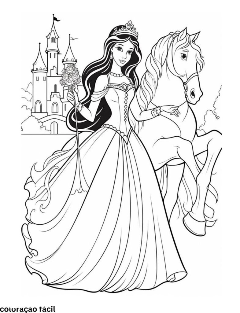 desenhos para colorir de barbie