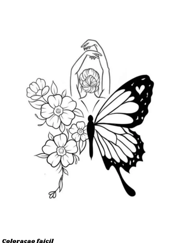 desenhos de borboleta para colorir