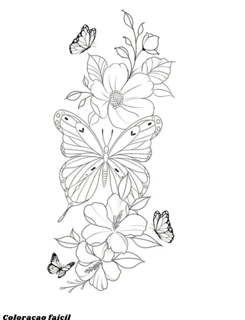borboleta para imprimir pdf