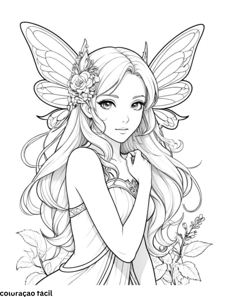 desenho de pintar da barbie