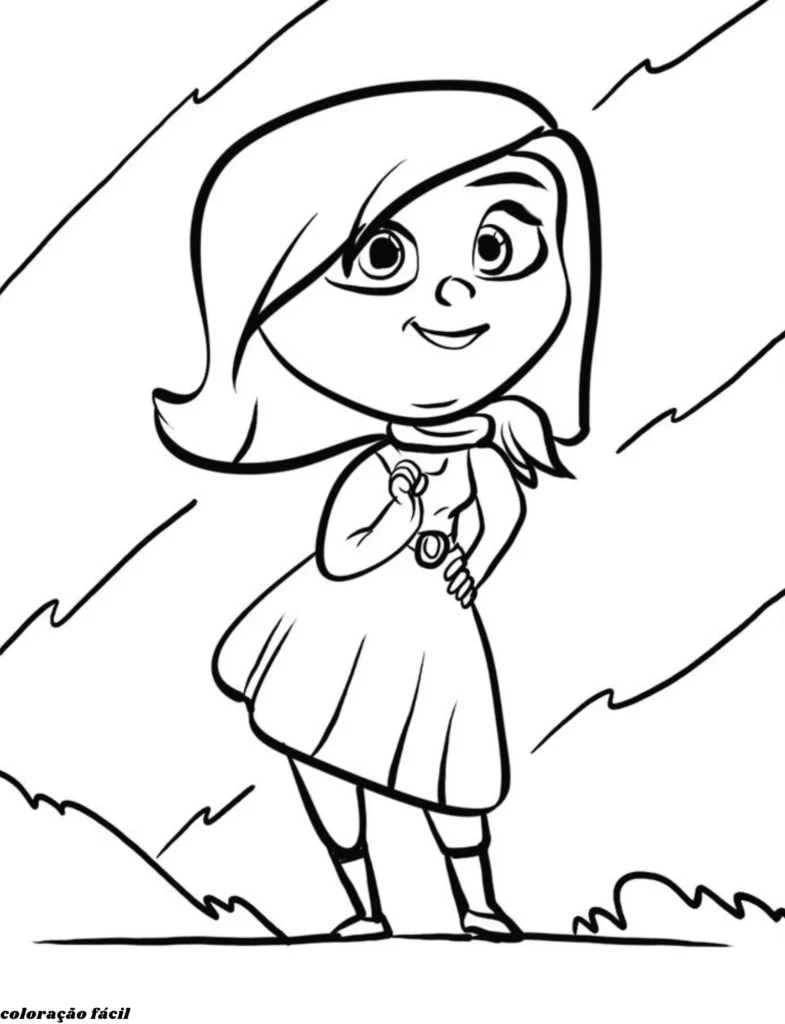 desenho de divertida mente