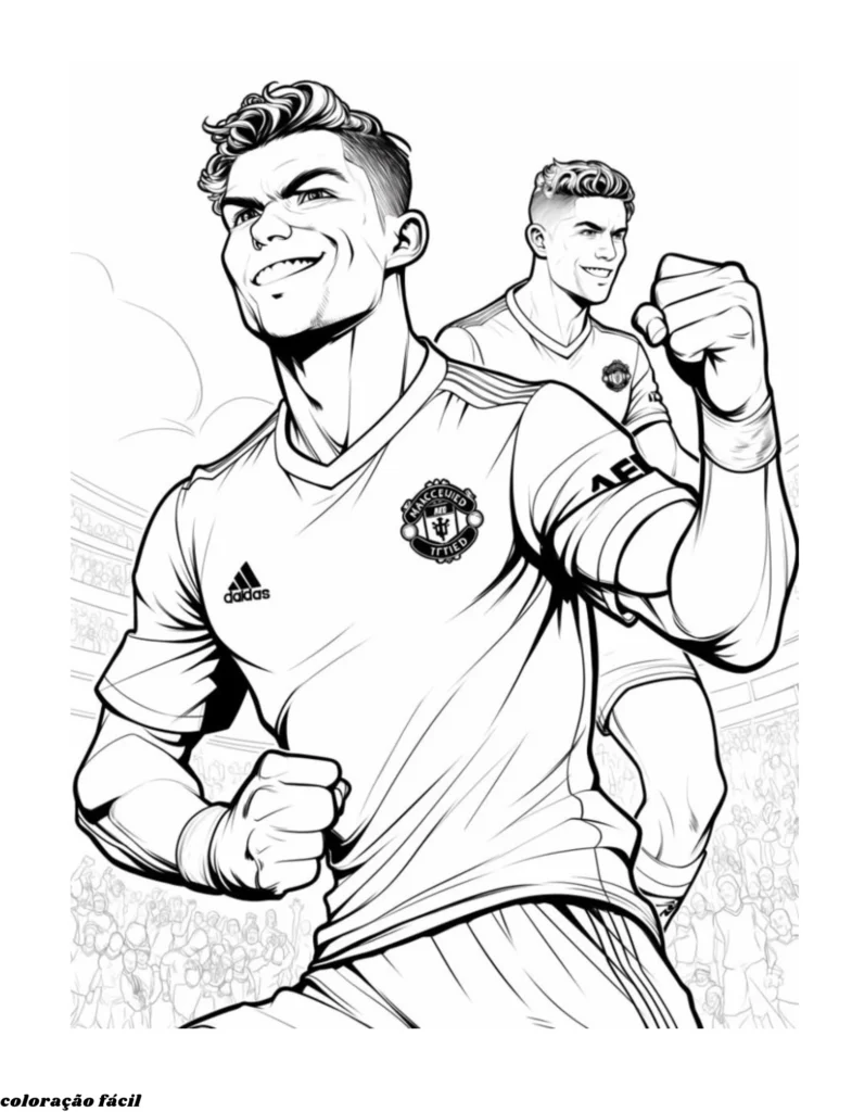cristiano ronaldo em desenho