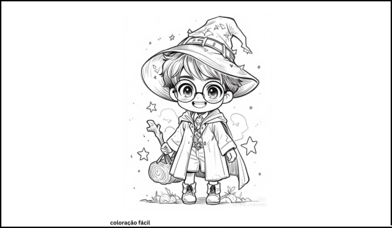 harry potter para colorir