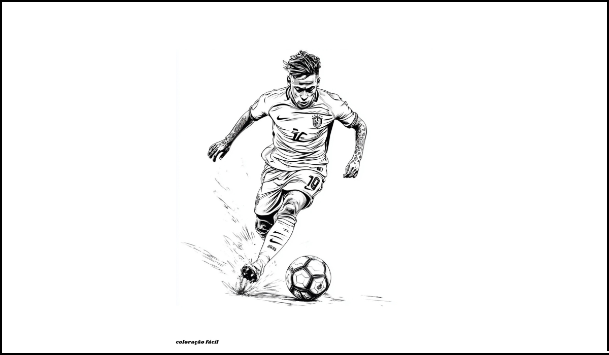 desenhos do neymar