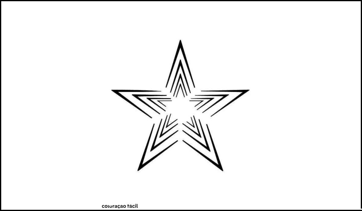 estrela colorir