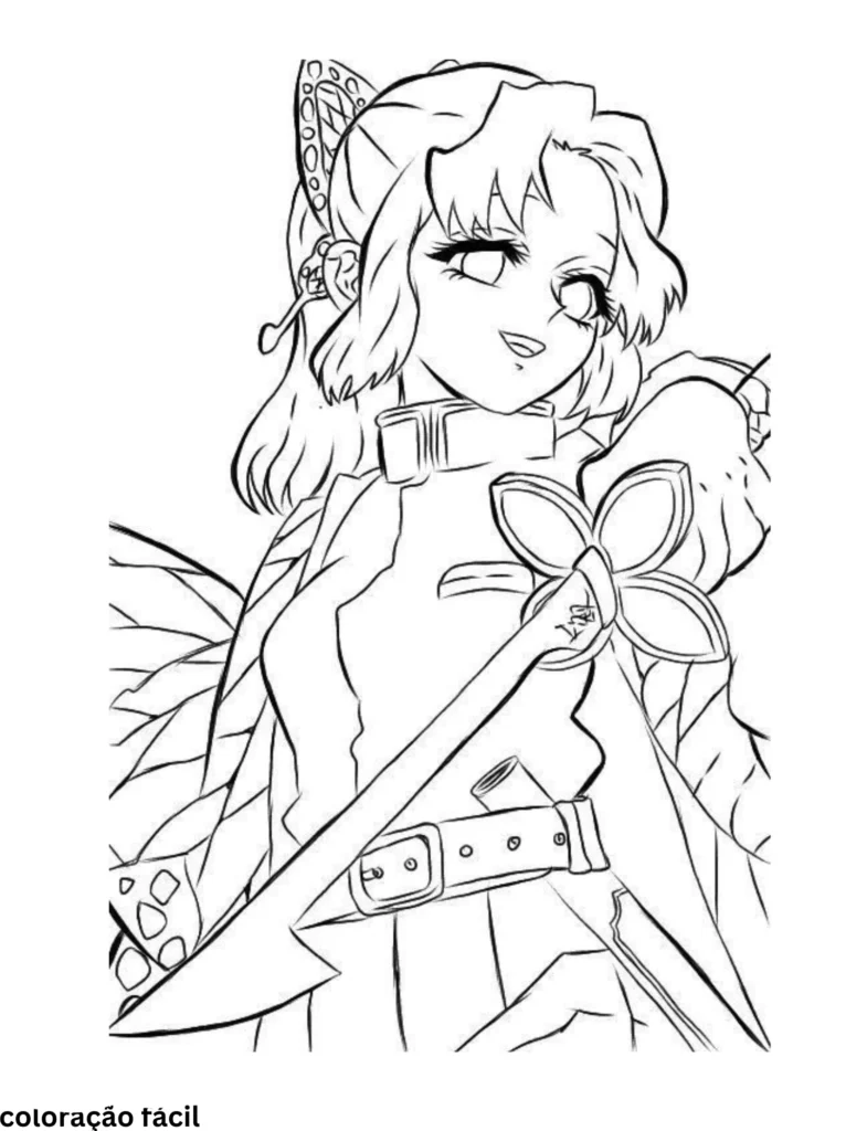desenhos para colorir de demon slayer