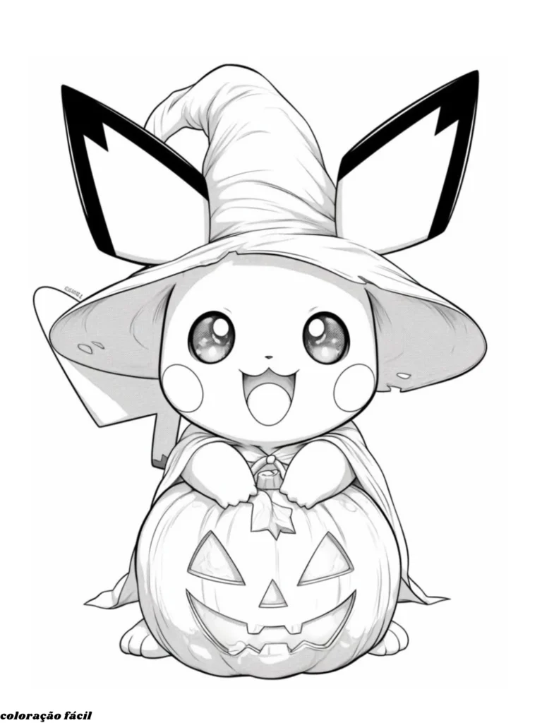 foto do pikachu para desenhar