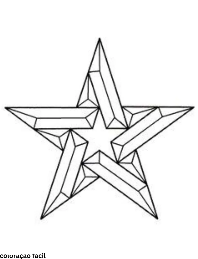desenho estrelas imprimir