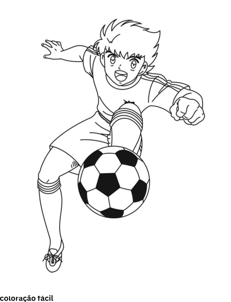 desenhos futebol para colorir