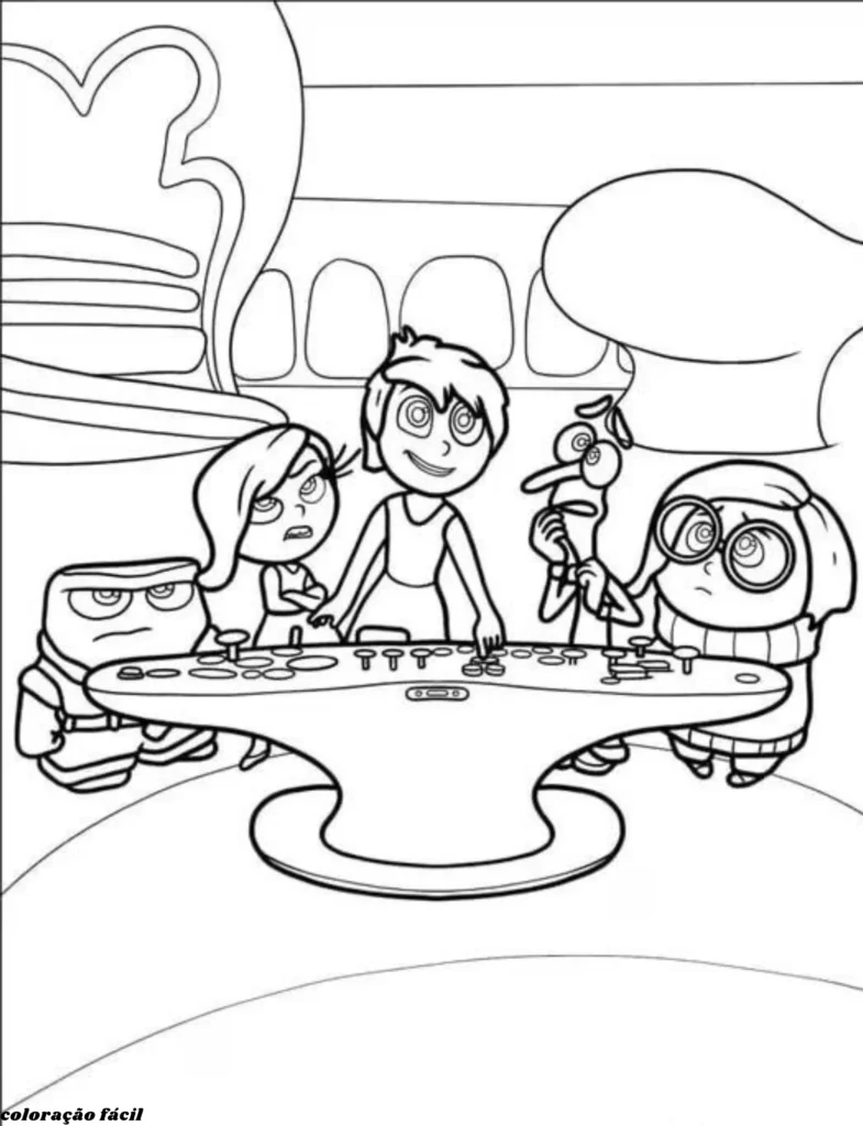 divertidamente personagens para colorir