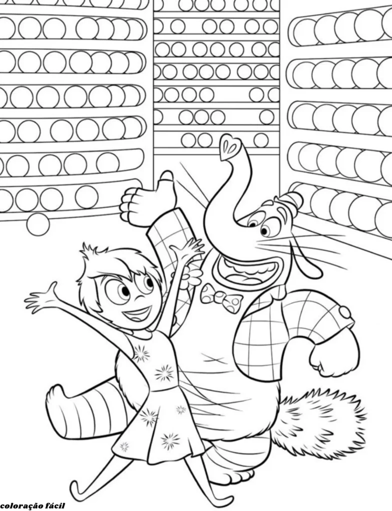 desenhos para colorir de divertida mente
