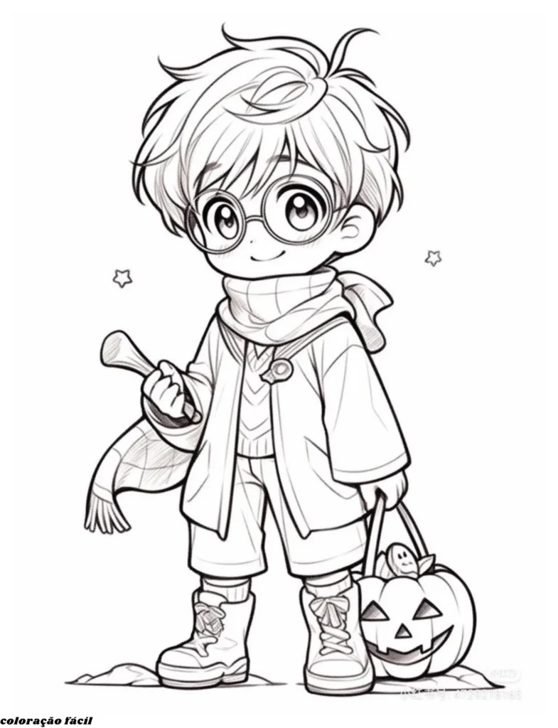 desenhos harry potter para colorir