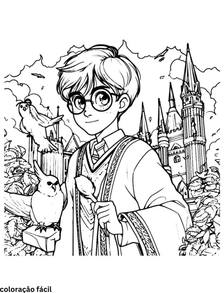 harry potter colorir
