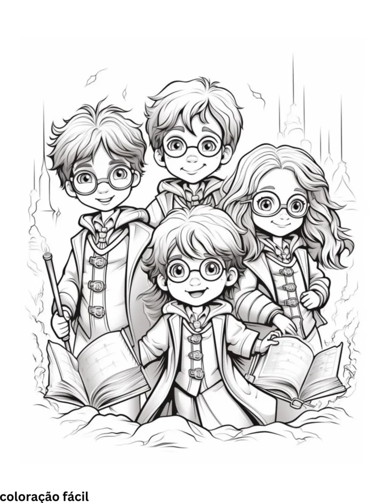 harry potter colorir