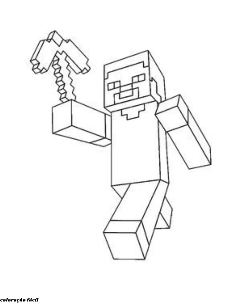 desenhos para imprimir do minecraft