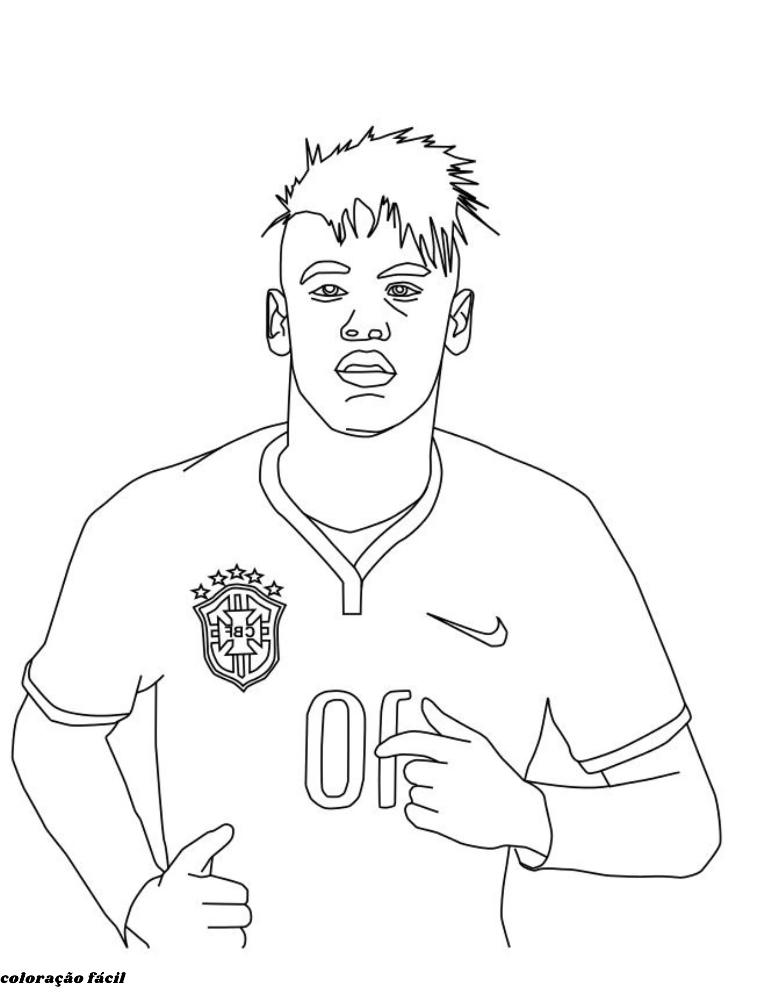 foto de desenho do neymar